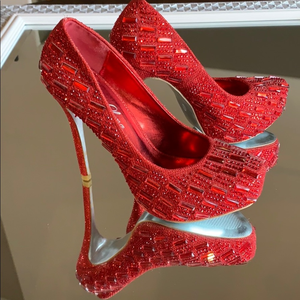 Rhinestone High Heels
